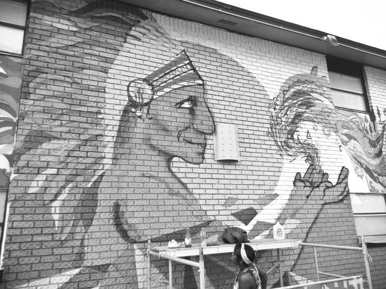 Chief Caddo Mural